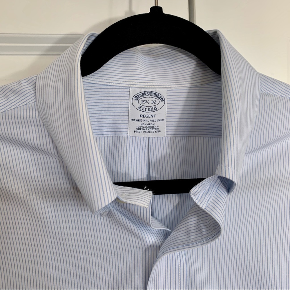 Brooks Brothers Striped Regent Men's Dress Shirt